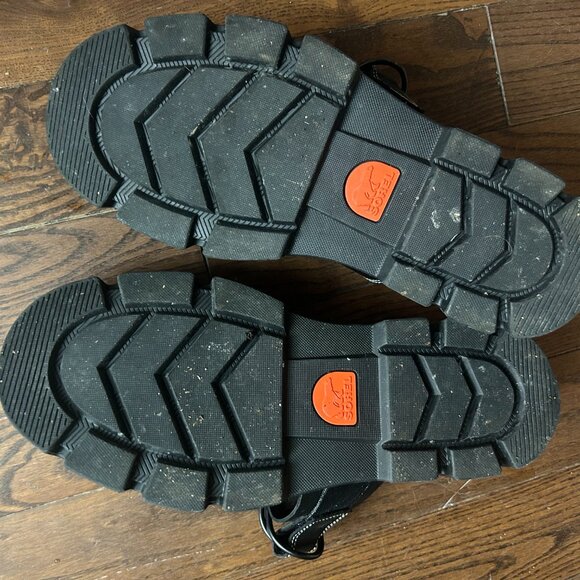 Sorel Leather Slide Strap Sandals - Picture 4 of 4